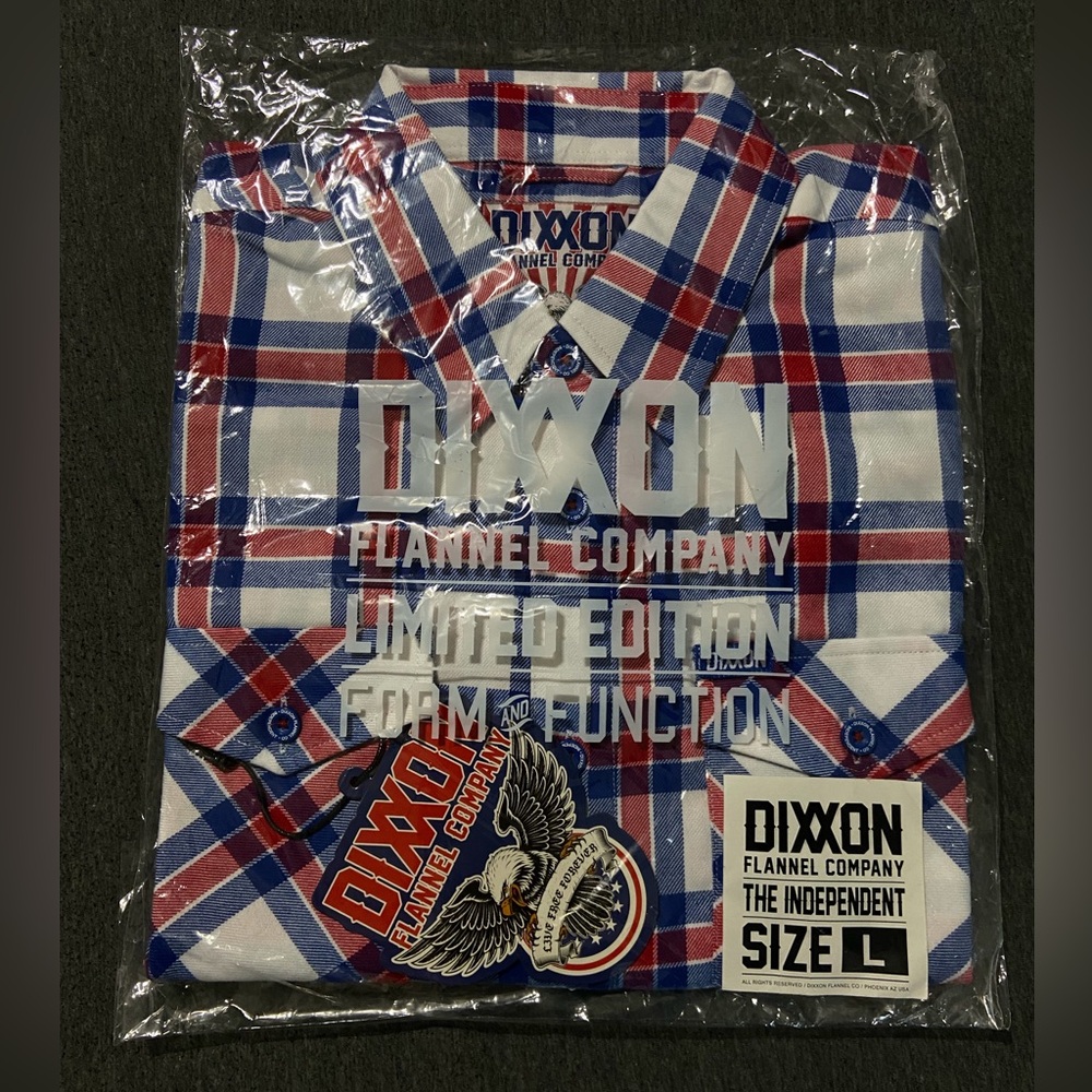 Dixxon - Men’s Flannel Long Sleeve Size: Large
